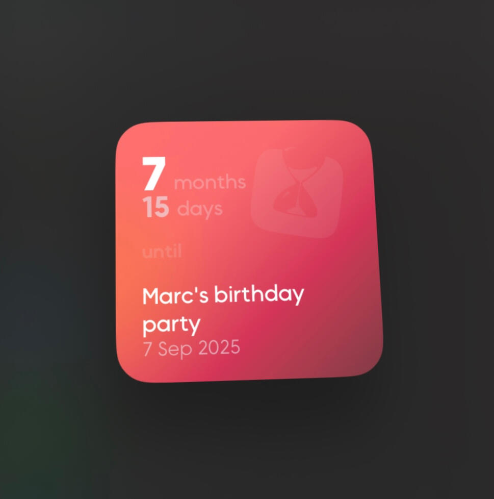 Until widgets